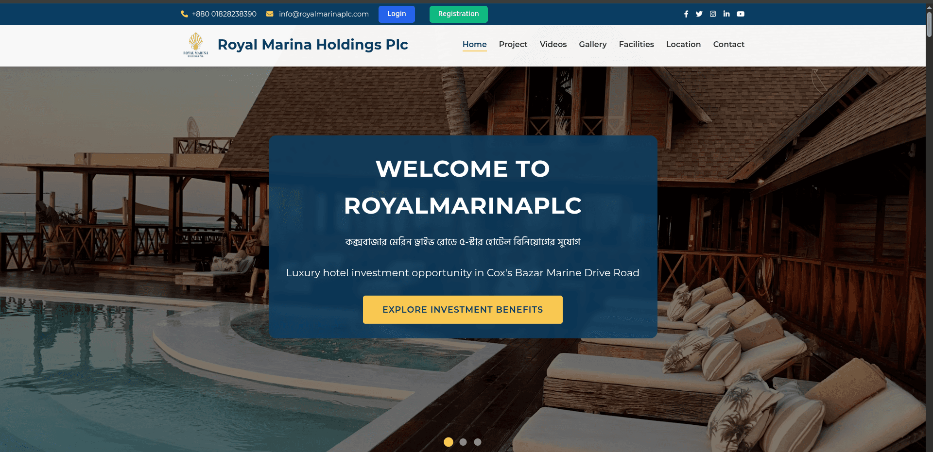 Real Estate Management System mockup